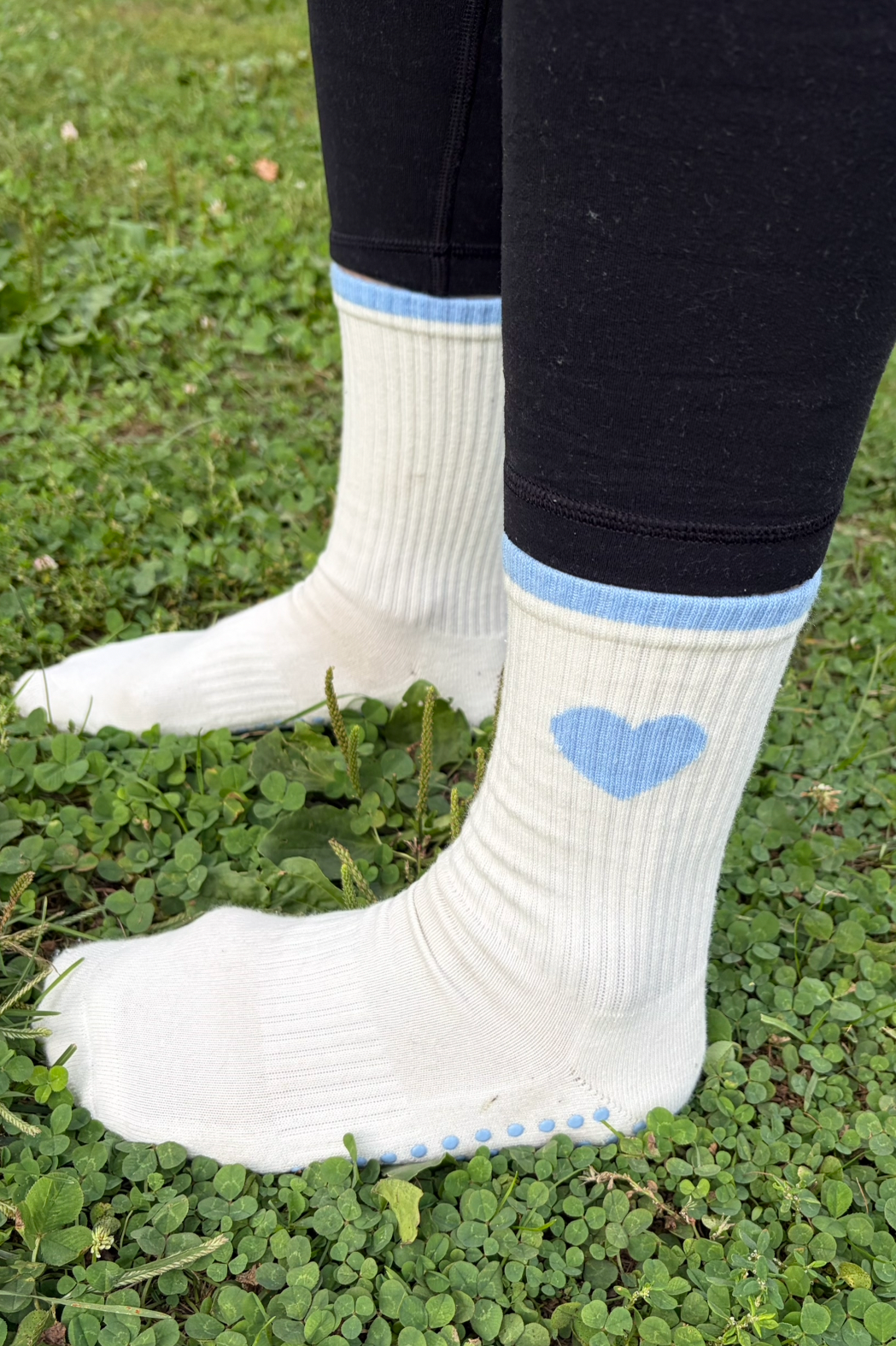 Le Cœur Bleu Grip Sock